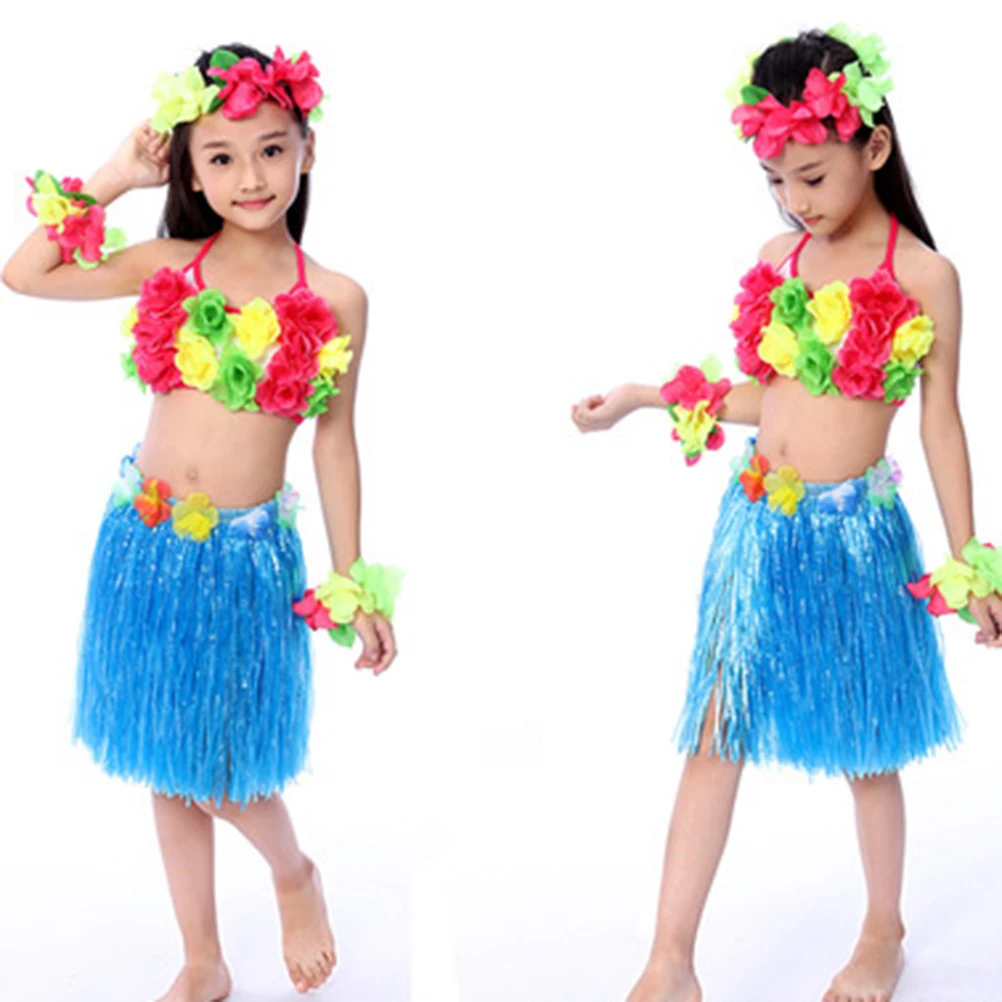 5 Pcs Dance Costume Hawaiian Skirts Dancer Grass Girls Outfit Party Favor Luau Flower Bras Performance Costumes
5 Pcs Dance Costume Hawaiian Skirts Dancer Grass Girls Outfit Party Favor Luau Flower Bras Performance Costumes