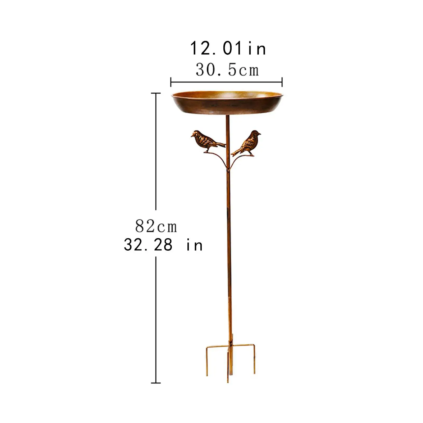 Solid Iron Bird Bath Outdoor Garden Stand Bird Feeder Bowl for Lawn Patio Wildlife Watching
Solid Iron Bird Bath Outdoor Garden Stand Bird Feeder Bowl for Lawn Patio Wildlife Watching