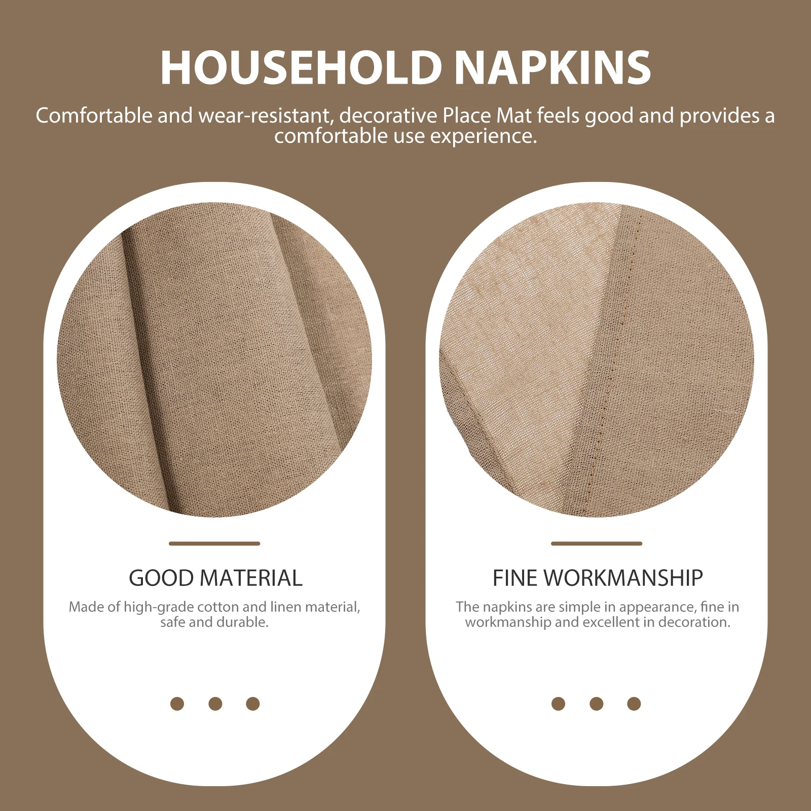 2pcs Dining Table Placemat Heat-Resistant Decorative Place Mat For Kitchen Restaurant Wedding Party Washable Reusable Insulated
2pcs Dining Table Placemat Heat-Resistant Decorative Place Mat For Kitchen Restaurant Wedding Party Washable Reusable Insulated