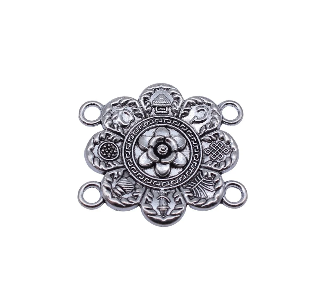8pcs 38x35mm Zinc alloy metal tibetan silver plated connector T1183 for jewelry making
8pcs 38x35mm Zinc alloy metal tibetan silver plated connector T1183 for jewelry making