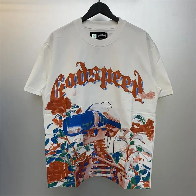 GOD SPEED Vision Pro Cartoon Printed Logo Youth Trendy Fashion Summer Trendy Brand Round Neck T-shirts
GOD SPEED Vision Pro Cartoon Printed Logo Youth Trendy Fashion Summer Trendy Brand Round Neck T-shirts