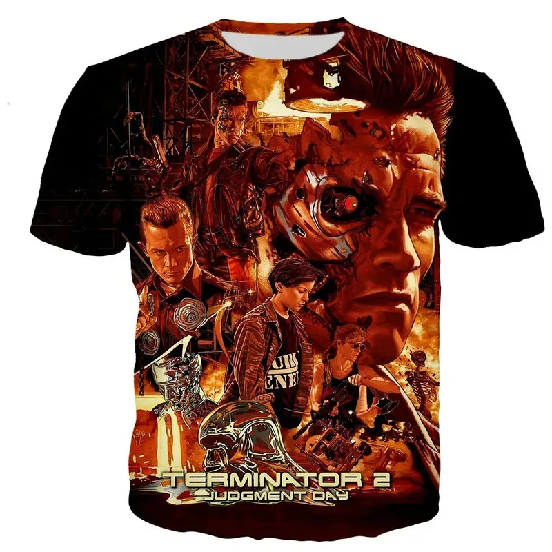 Popular Movie Terminator 3D Printed Men T-shirts Summer Fashoin Casual Hip-hop Streetwear Oversized O Collar Unisex Tshirt
Popular Movie Terminator 3D Printed Men T-shirts Summer Fashoin Casual Hip-hop Streetwear Oversized O Collar Unisex Tshirt
