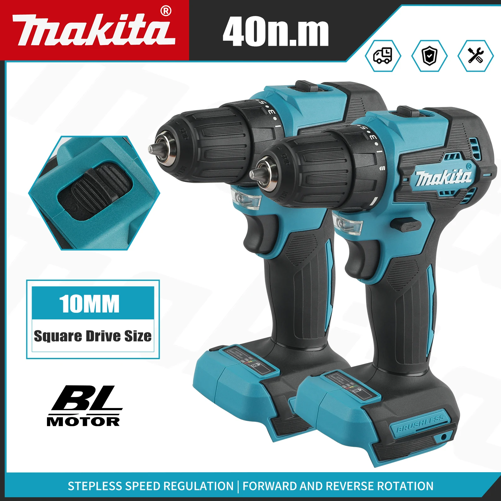Makita DTW485 18V Brushless Impact Wrench 280Nm High Torque 1/2" Drive For Construction Automotive Workshop Power tools
Makita DTW485 18V Brushless Impact Wrench 280Nm High Torque 1/2" Drive For Construction Automotive Workshop Power tools
