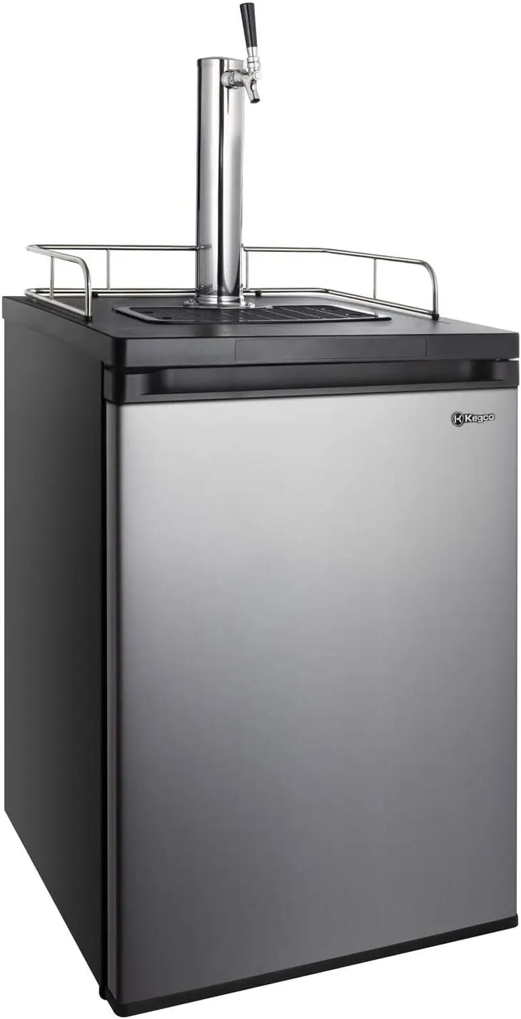 Full Size Kegerator with Single Faucet, D System, Stainless Steel for Home Bar
Full Size Kegerator with Single Faucet, D System, Stainless Steel for Home Bar