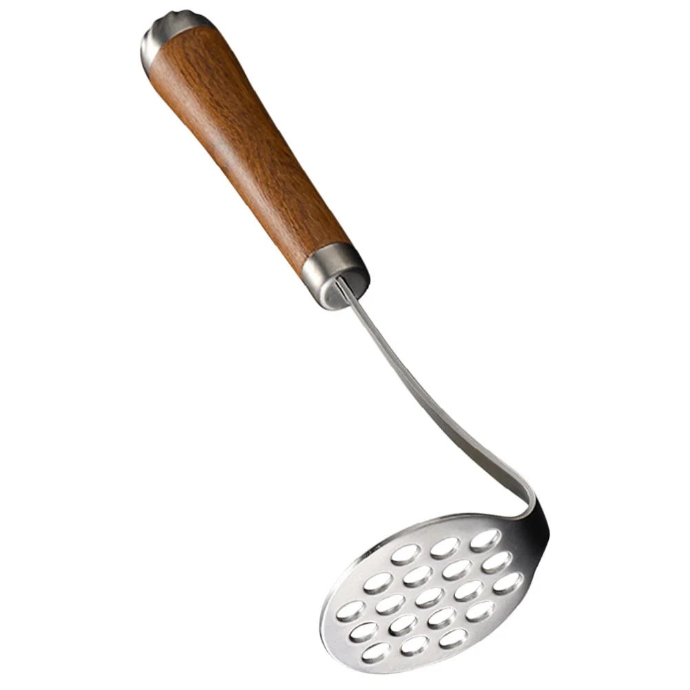Potato Masher Portable Crusher Reusable Wooden Handle Potatoes Manual Presser Stainless Steel Kitchen Tool
Potato Masher Portable Crusher Reusable Wooden Handle Potatoes Manual Presser Stainless Steel Kitchen Tool