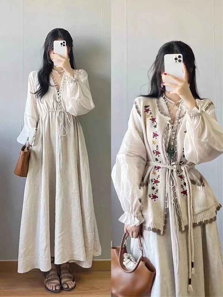 Midi Dresses Women Clothing 2024 New A.roupa Feminina Vestidos De Festa Robes Longues Clothes for Women Korean Fashion Dress
Midi Dresses Women Clothing 2024 New A.roupa Feminina Vestidos De Festa Robes Longues Clothes for Women Korean Fashion Dress