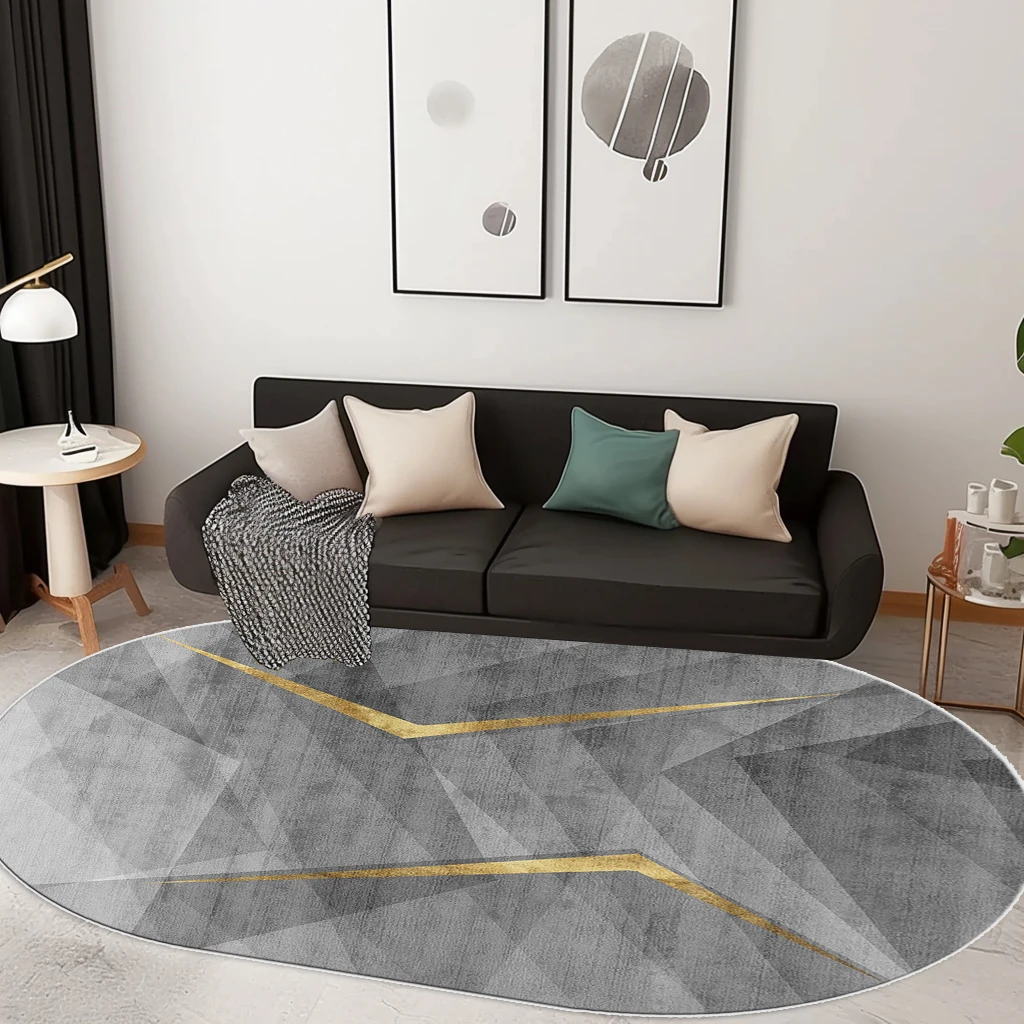 Luxury Light Oval Carpet Living Room Home Decor Sofa Large Area Rug Grey Antiskid Washable Dining Kitchen Foot Mat Bedroom IG
Luxury Light Oval Carpet Living Room Home Decor Sofa Large Area Rug Grey Antiskid Washable Dining Kitchen Foot Mat Bedroom IG