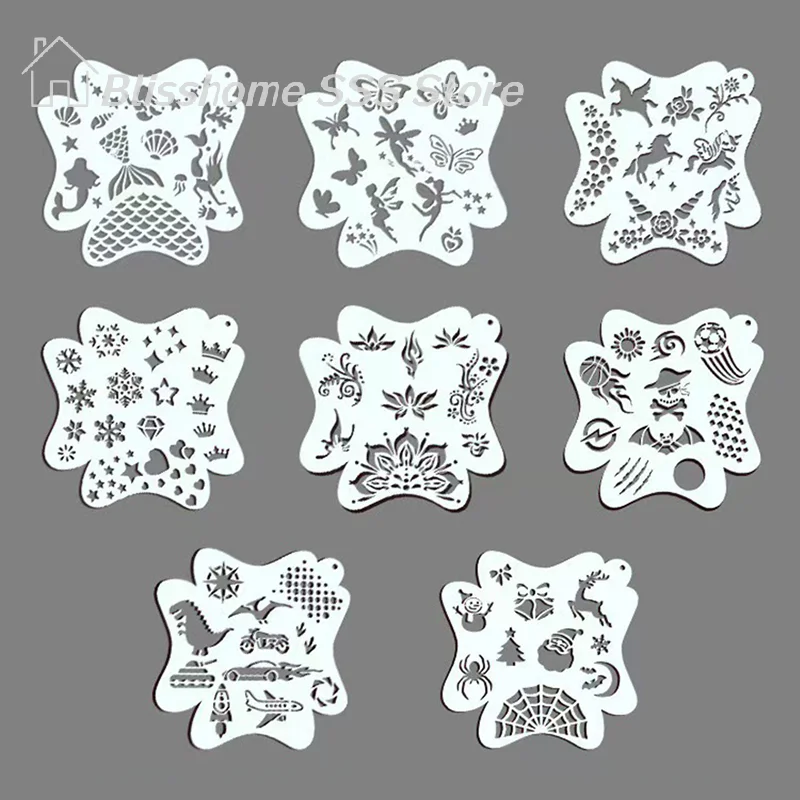 【S】Stencils For Body Painting Face Art High Quality Practical Daily Use Products Stamps Temporary Tattoos Reusable
【S】Stencils For Body Painting Face Art High Quality Practical Daily Use Products Stamps Temporary Tattoos Reusable