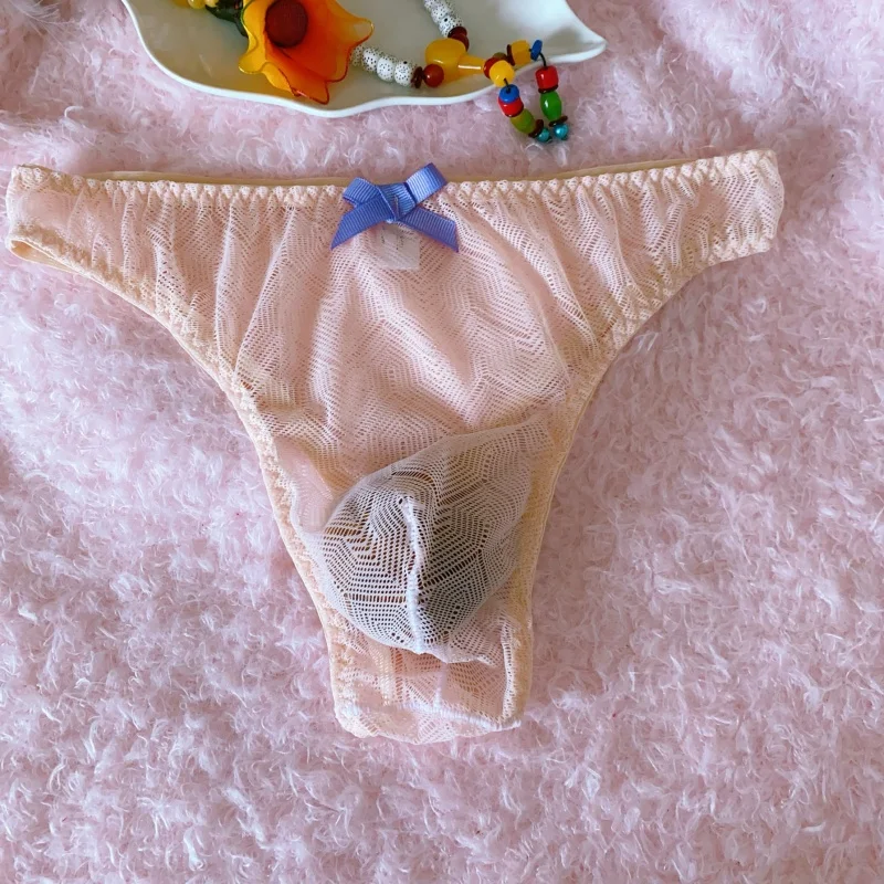 Мужские сексуальные кружевные трусы с галстуком-бабочкой, розовое нижнее белье с низкой талией, прозрачные трусики в японском стиле, подарок BF, трусики DJ Club Bar LGBQ
Мужские сексуальные кружевные трусы с галстуком-бабочкой, розовое нижнее белье с низкой талией, прозрачные трусики в японском стиле, подарок BF, трусики DJ Club Bar LGBQ