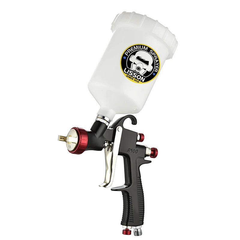Car Painting Water Based Airbrush CE Certified HVLP Compat LVLP Spray Gun 1.3mm Nozzle Gravity Feed 600cc Upper Pot
Car Painting Water Based Airbrush CE Certified HVLP Compat LVLP Spray Gun 1.3mm Nozzle Gravity Feed 600cc Upper Pot