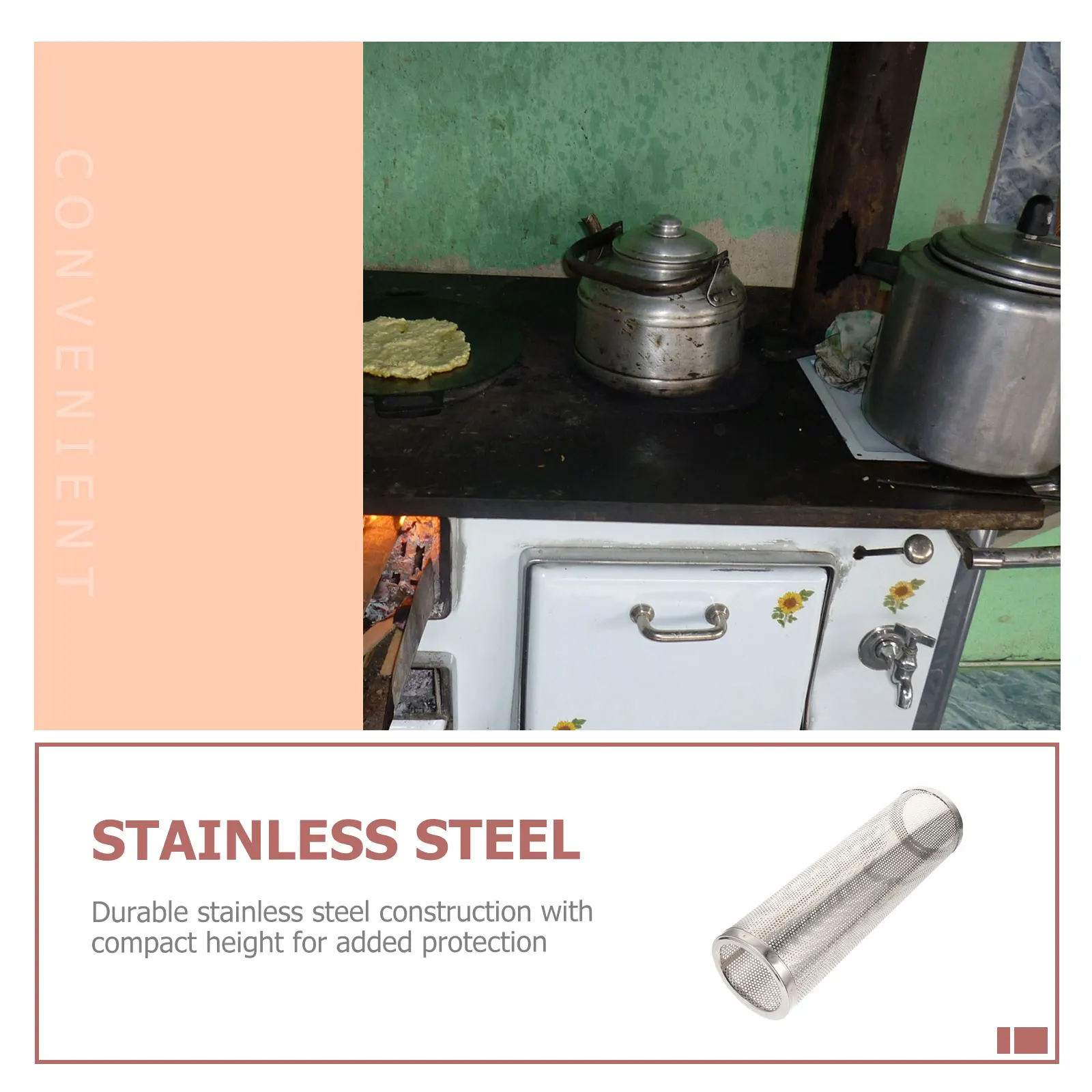 Stainless Steel Chimney Cover Mesh For Stove Wood Furnace Outdoor Heater Rodent Guard Heat Resistant Protector
Stainless Steel Chimney Cover Mesh For Stove Wood Furnace Outdoor Heater Rodent Guard Heat Resistant Protector