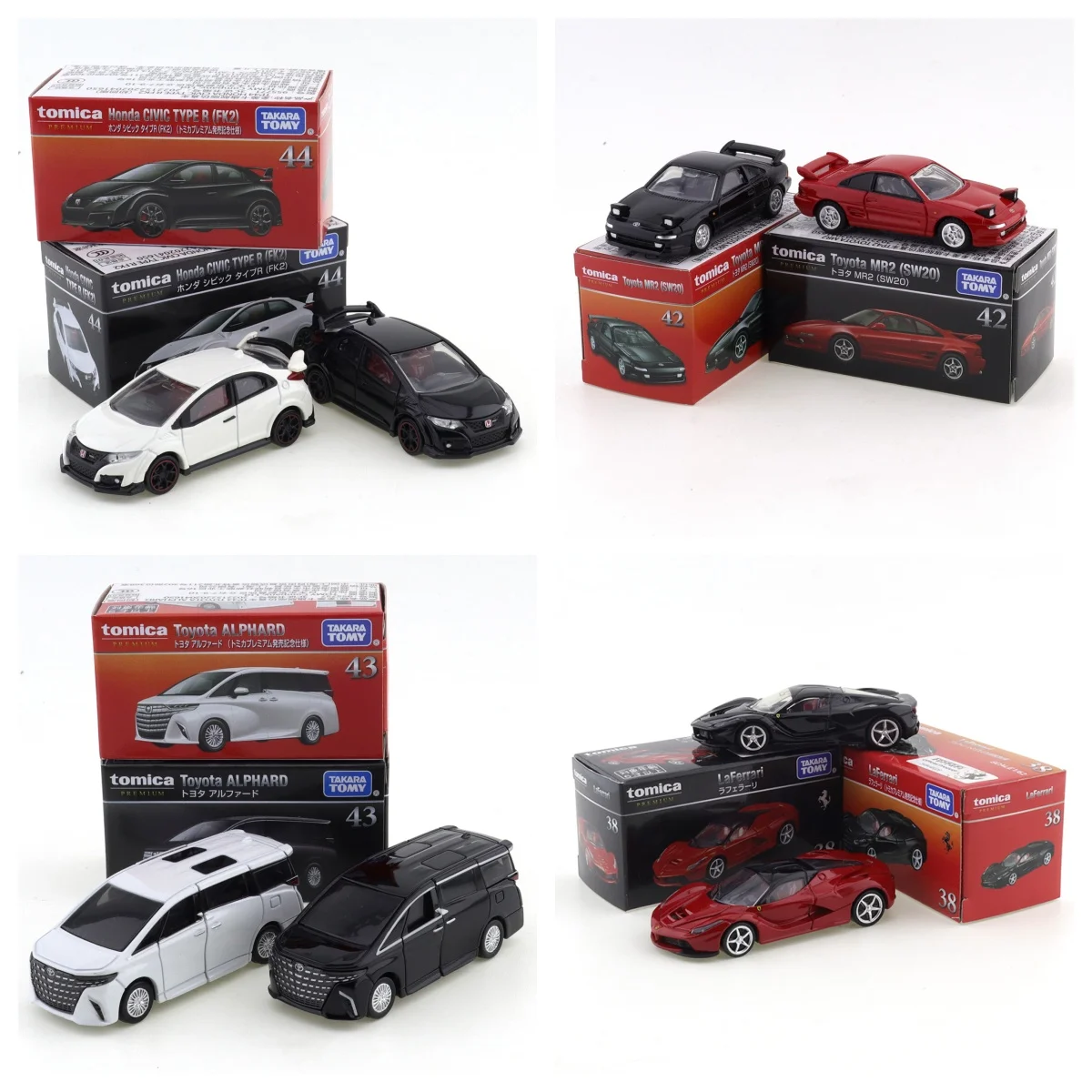 Tomica Premium 44 Civic TypeR (FK2) Alphard MR2 (SW20) Литая под давлением модель автомобиля, украшения, коллекция сплавов, подарок, игрушки для мальчиков
Tomica Premium 44 Civic TypeR (FK2) Alphard MR2 (SW20) Литая под давлением модель автомобиля, украшения, коллекция сплавов, подарок, игрушки для мальчиков