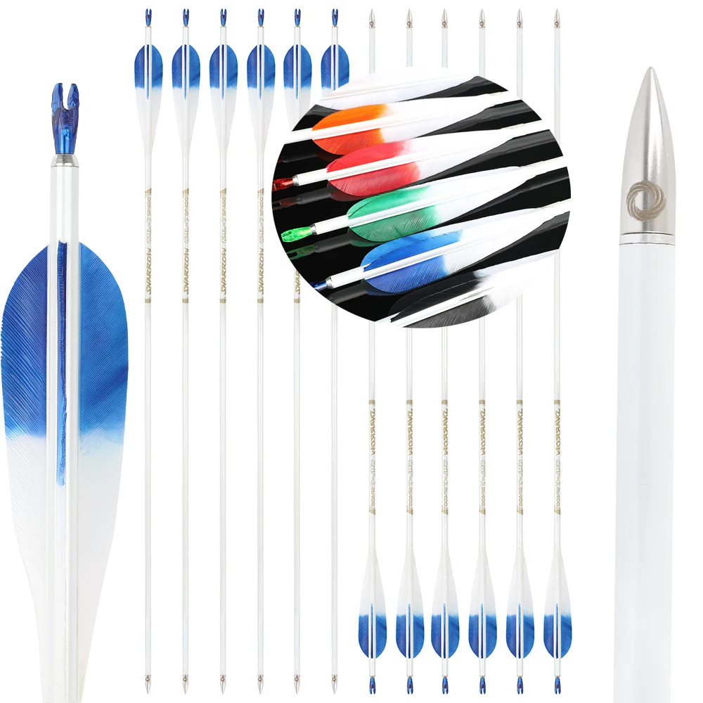 6/12pcs Pure Carbon Arrow 32 Inch ID 6.2mm Shaft Spine 400 500 600 700 800 Turkey Feathers 100 Grain Arrowhead Bow Hunting Arrow
6/12pcs Pure Carbon Arrow 32 Inch ID 6.2mm Shaft Spine 400 500 600 700 800 Turkey Feathers 100 Grain Arrowhead Bow Hunting Arrow