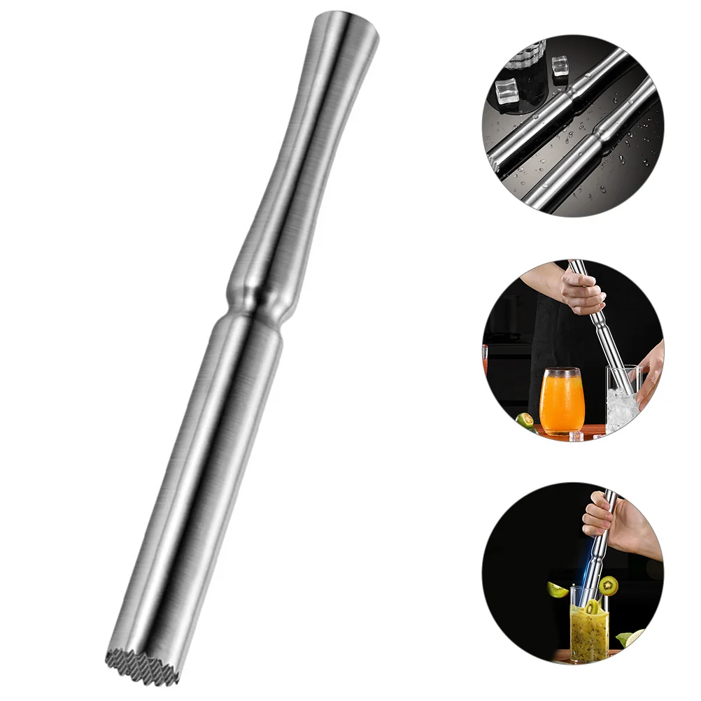 Stainless Steel Masher Sturdy Muddler Hammer Cocktail Shaker Home Supplies Bar Drinking Stirring Rod Flake-free
Stainless Steel Masher Sturdy Muddler Hammer Cocktail Shaker Home Supplies Bar Drinking Stirring Rod Flake-free