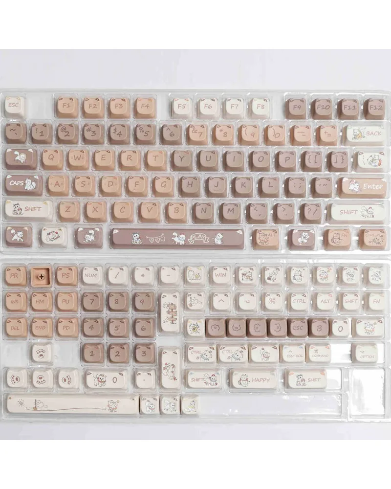 MAO cat highly naughty kitten big full set of PBT sublimation keycaps discrete space 7u supplement
MAO cat highly naughty kitten big full set of PBT sublimation keycaps discrete space 7u supplement
