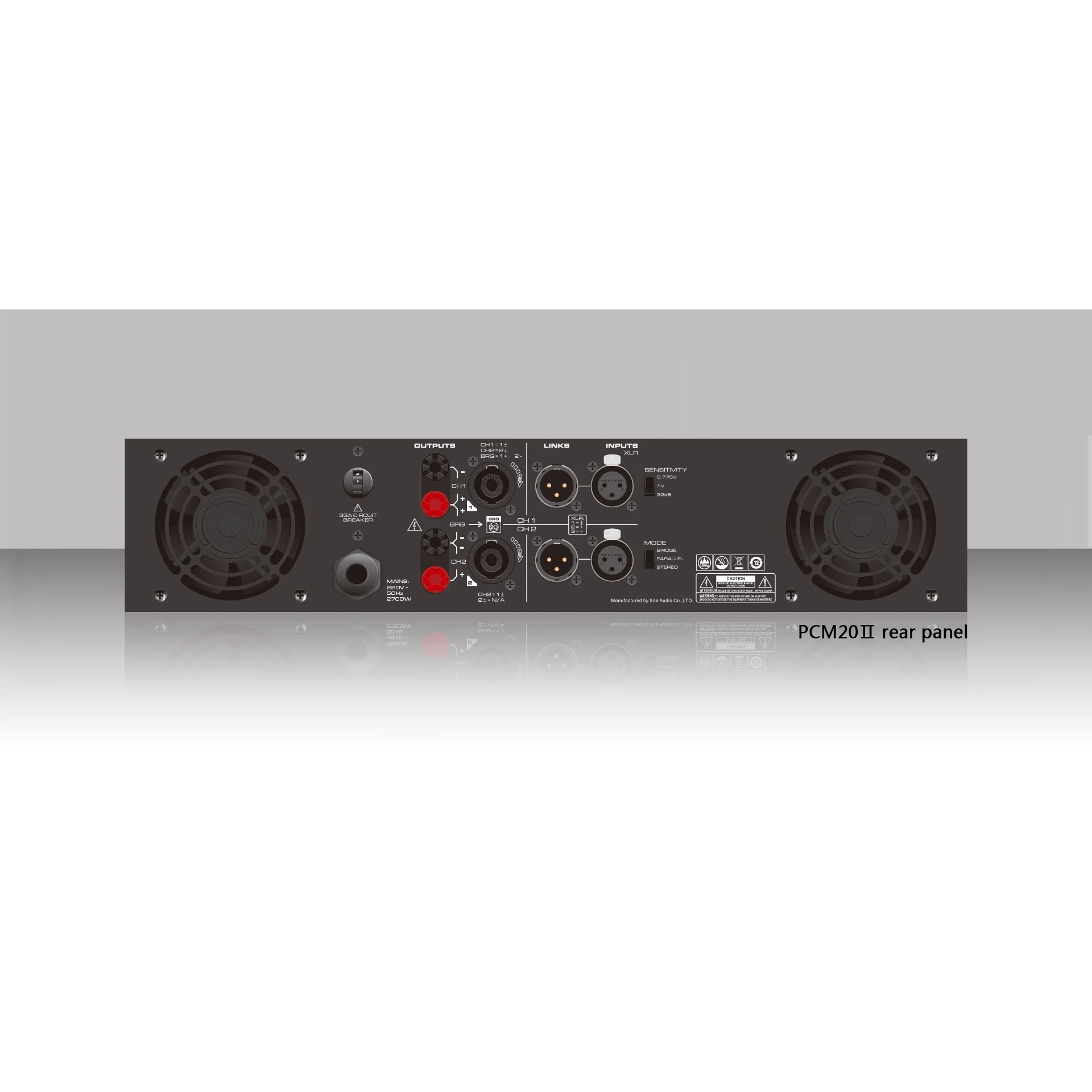 PCM20II / PCM23II 2-Channel SMPS Flagship Power Amplifier Class I Technology 2000W-2300Wx2 8Ω / 4600W-6000Wx2 2Ω for Stage
PCM20II / PCM23II 2-Channel SMPS Flagship Power Amplifier Class I Technology 2000W-2300Wx2 8Ω / 4600W-6000Wx2 2Ω for Stage