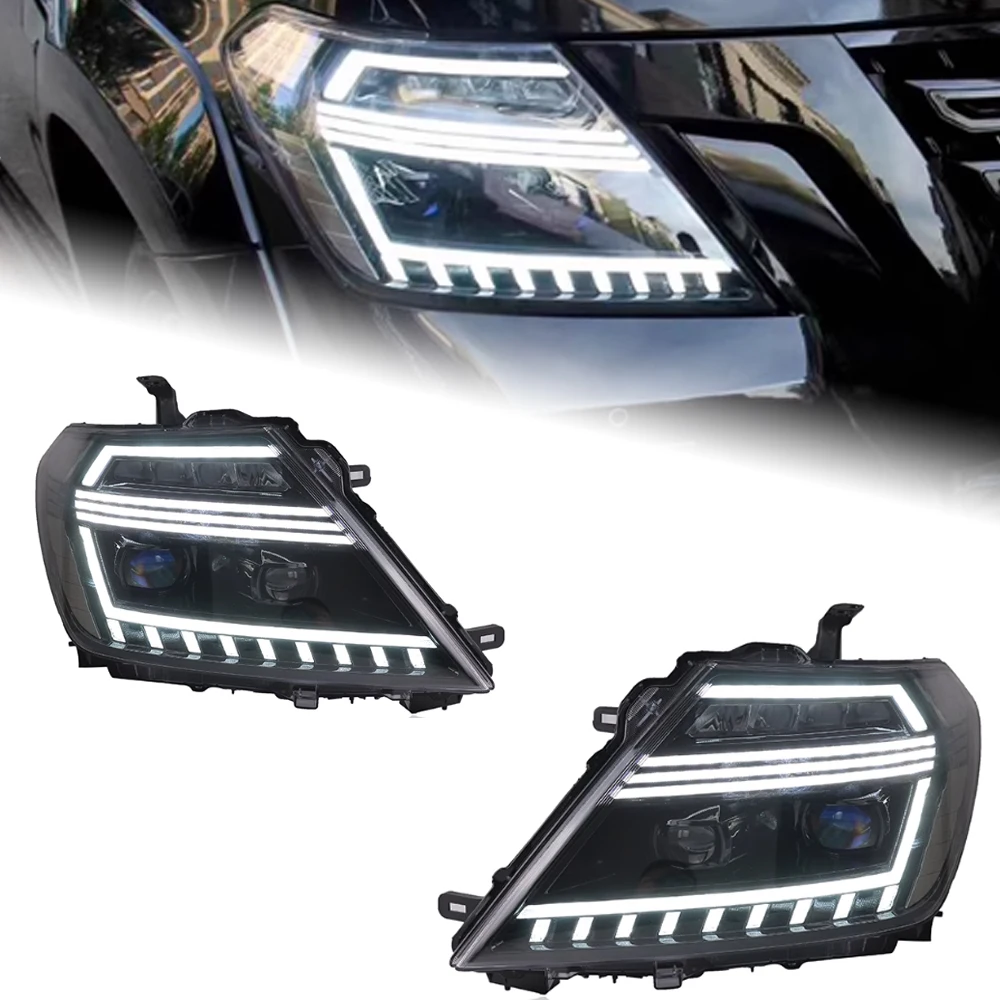 AKD автомобильный Стайлинг фары для Nissan Patrol Y62 2012-2019 Tourle светодиодные фары светодиодные DRL Hid биксеноновые автоаксессуары
AKD автомобильный Стайлинг фары для Nissan Patrol Y62 2012-2019 Tourle светодиодные фары светодиодные DRL Hid биксеноновые автоаксессуары