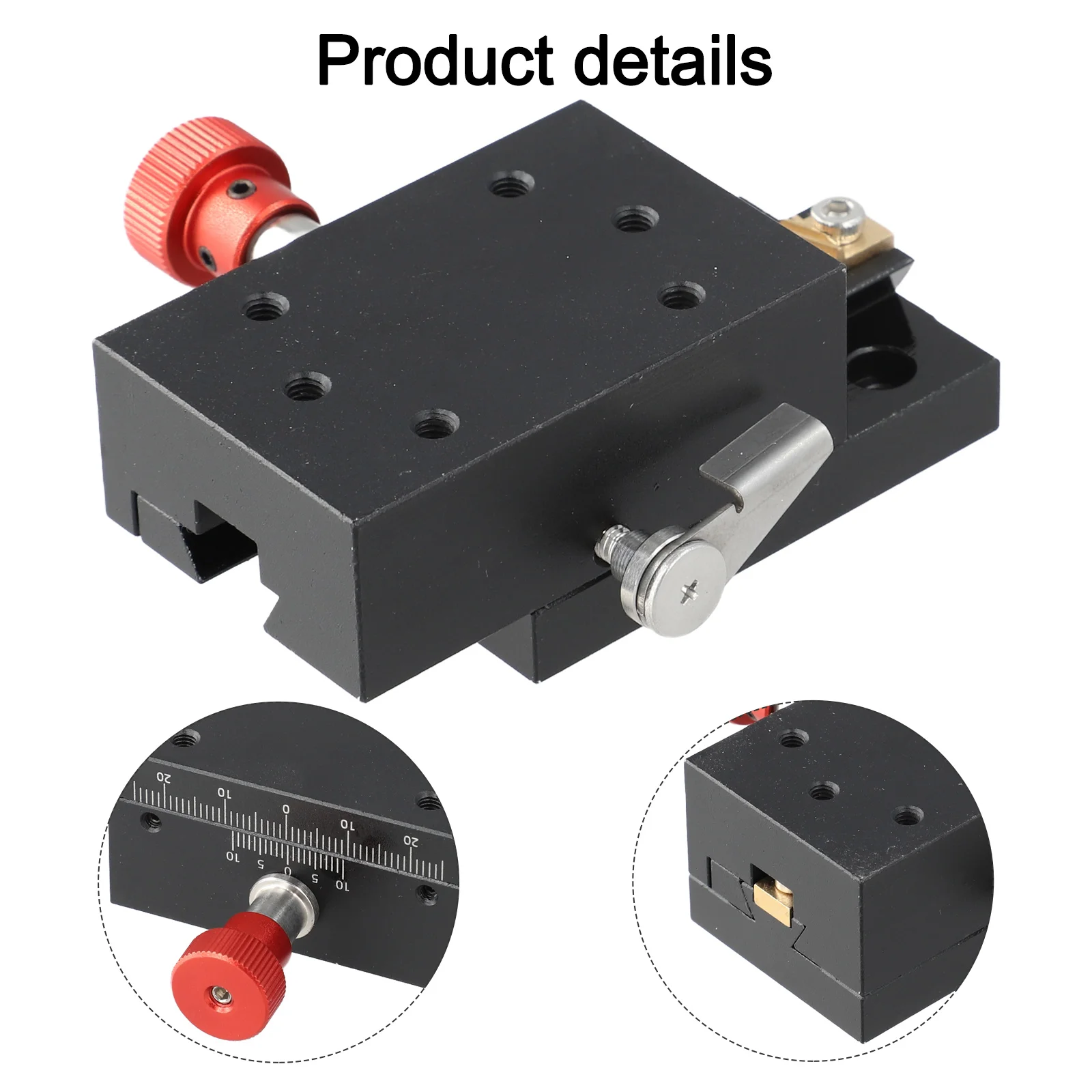 Aluminum Alloy Slide Manual Precision Stage Black Anodized Finish Compact Size 60*38*28mm Lightweight And Sturdy Build
Aluminum Alloy Slide Manual Precision Stage Black Anodized Finish Compact Size 60*38*28mm Lightweight And Sturdy Build