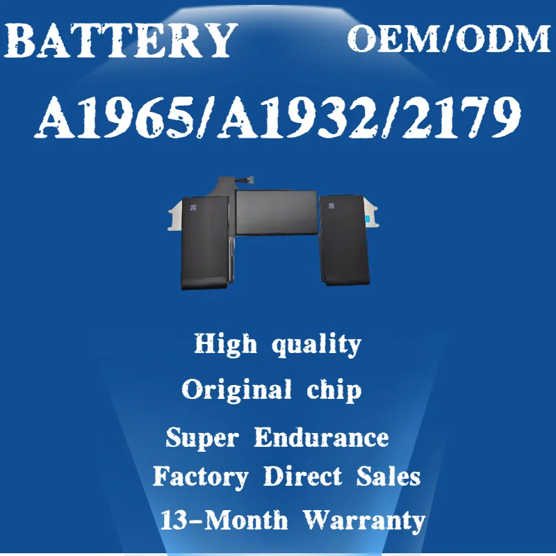 A1965 A1932 Battery For Apple MacBook Air 13" 2018 2019 Laptop A2179 Early 2020 EMC 3184 EMC3302 020-02455 A1369 A1370 A1465
A1965 A1932 Battery For Apple MacBook Air 13" 2018 2019 Laptop A2179 Early 2020 EMC 3184 EMC3302 020-02455 A1369 A1370 A1465