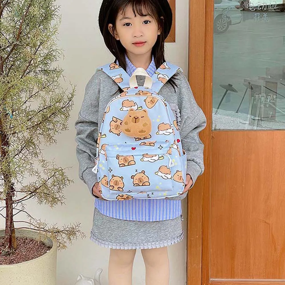 Creative Thickened Capybara Backpack Wide Straps Nylon Large Capacity School Bag Lightweight Foldable Plush Doll Ornament Daily
Creative Thickened Capybara Backpack Wide Straps Nylon Large Capacity School Bag Lightweight Foldable Plush Doll Ornament Daily