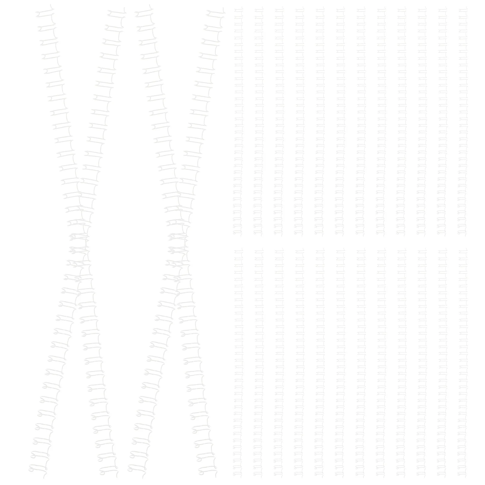 100 Pcs Iron Binder Rings Firm Notebook Spiral Binding Coils 34 Holes Loose Leaf Metal Book Rings Supplies
100 Pcs Iron Binder Rings Firm Notebook Spiral Binding Coils 34 Holes Loose Leaf Metal Book Rings Supplies