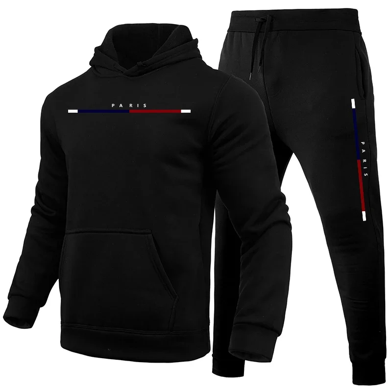 2025 Men's Autumn and Winter Fashion Hooded Sweatshirt + Sweatpants Two-piece Set, Men's Daily Casual Sportswear Set
2025 Men's Autumn and Winter Fashion Hooded Sweatshirt + Sweatpants Two-piece Set, Men's Daily Casual Sportswear Set