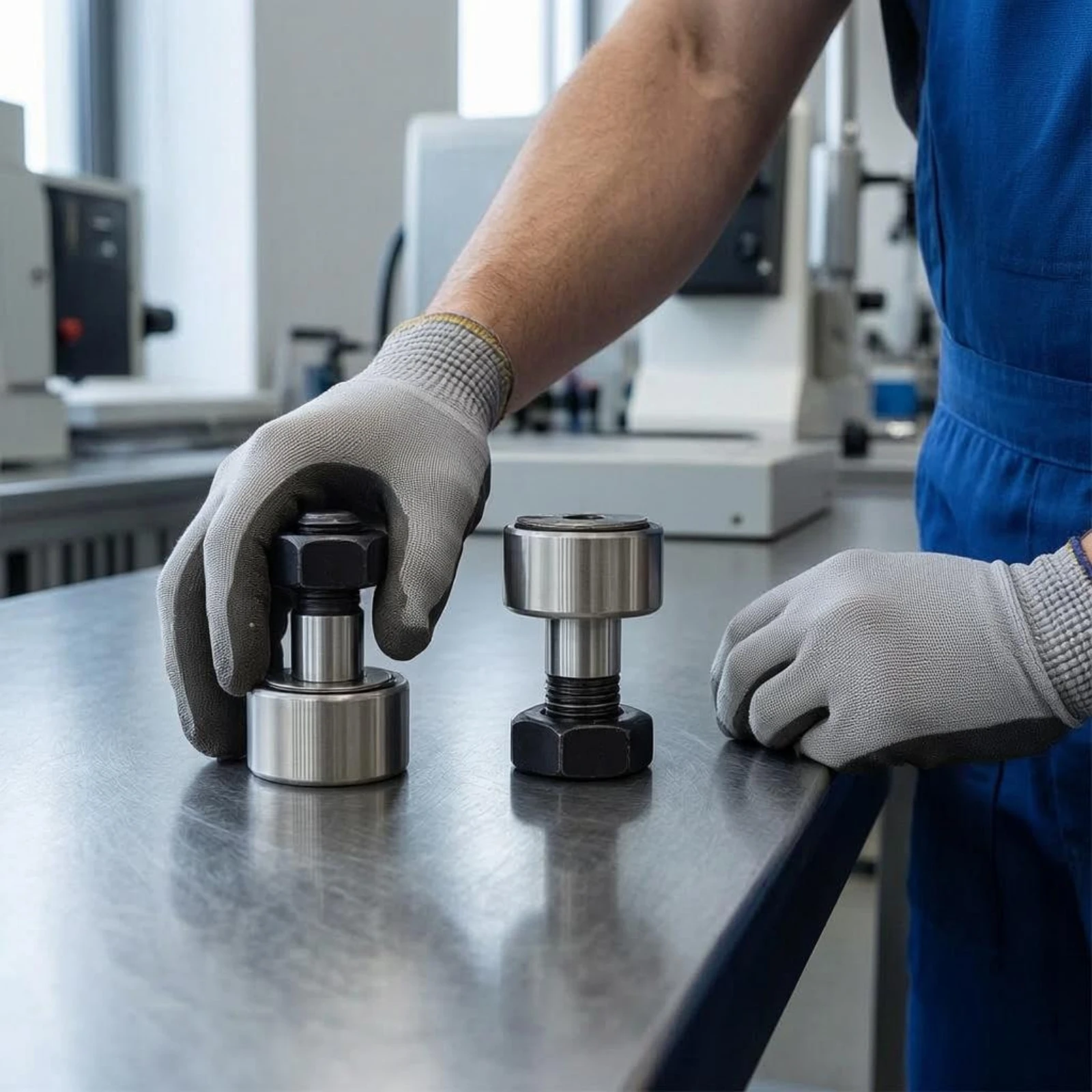 Needle Roller Cam Follower Metal Cam Follower Bearing Mechanical Parts Silver and Black Industrial Part Straight Line Motion
Needle Roller Cam Follower Metal Cam Follower Bearing Mechanical Parts Silver and Black Industrial Part Straight Line Motion