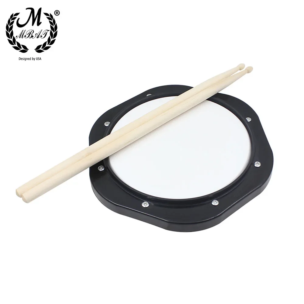 M MBAT 10 Inches Dumb Drum Practice Parts Fits Jazz Drums Exercise ABS Pad And Bag Training Percussion Instruments Fitting
M MBAT 10 Inches Dumb Drum Practice Parts Fits Jazz Drums Exercise ABS Pad And Bag Training Percussion Instruments Fitting
