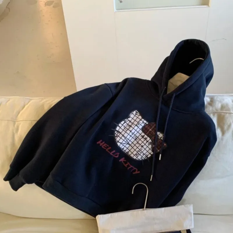 Sanrio Hello Kitty Korean Version Design Niche Hoodie Cute Print Women's New Hooded Sweatshirt Y2k Sweet Girl Casual Pullover
Sanrio Hello Kitty Korean Version Design Niche Hoodie Cute Print Women's New Hooded Sweatshirt Y2k Sweet Girl Casual Pullover 