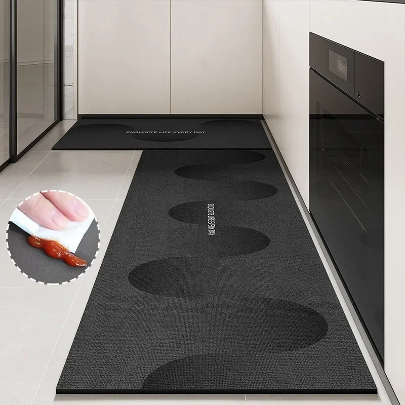 Absorbent Kitchen Carpet for Living Room Anti-slip Floor Mat Long Rug Antifouling Dirt-resistance Wipeable Wash Free Carpets 러그
Absorbent Kitchen Carpet for Living Room Anti-slip Floor Mat Long Rug Antifouling Dirt-resistance Wipeable Wash Free Carpets 러그