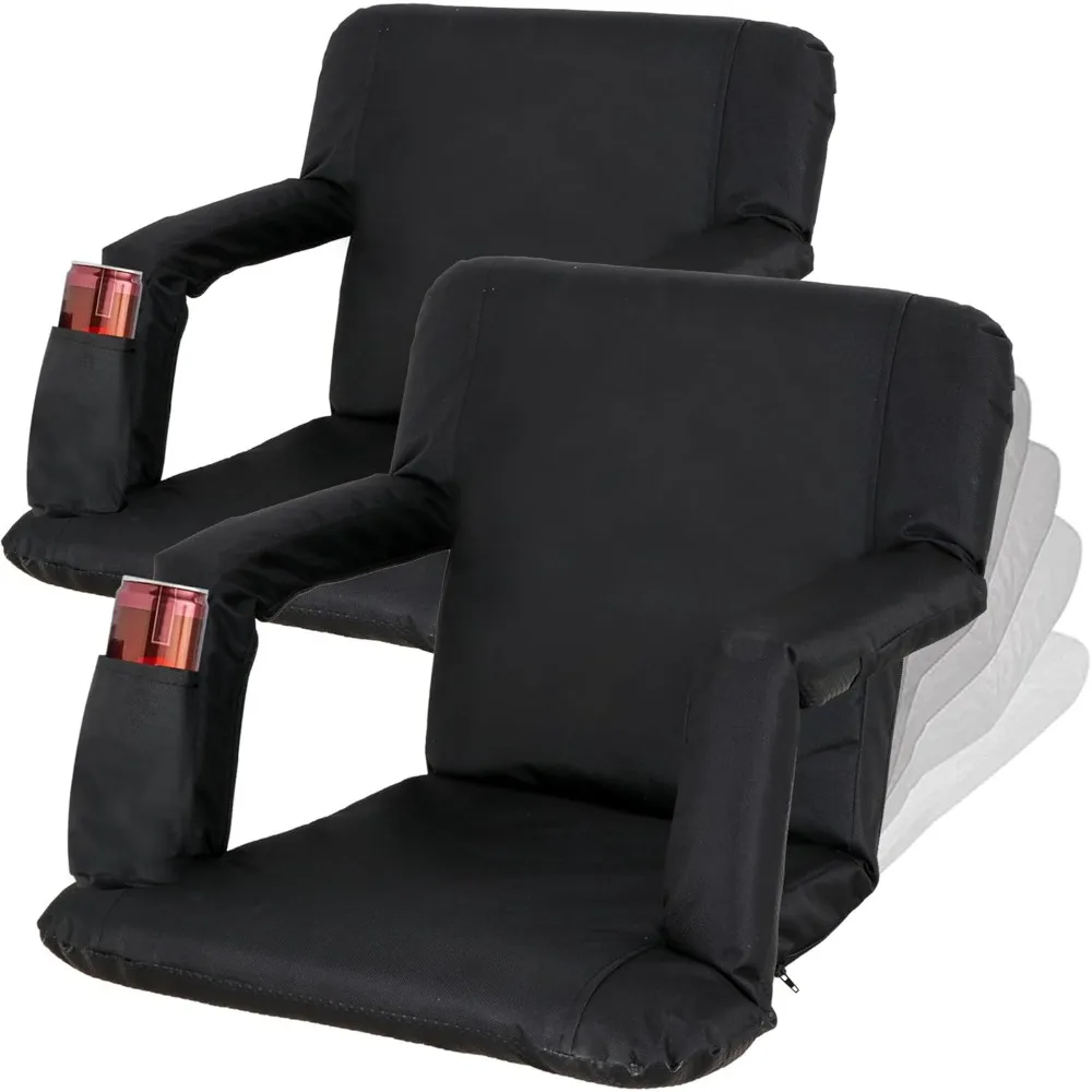 2 Pack Stadium Seats for Bleachers w/Back Support Padded Cushions 20.5" Wide Comfortable Bleacher Chairs
2 Pack Stadium Seats for Bleachers w/Back Support Padded Cushions 20.5" Wide Comfortable Bleacher Chairs