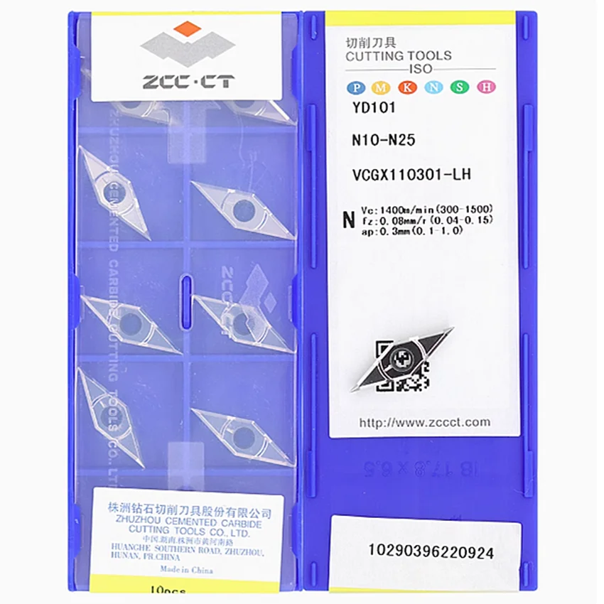 VCGX110301-LH YD101/VCGX110204-LH YD101/VCGX110301-LC YBG101/VCGX110301-LC YBG205 ZCC.CT CNC blade carbide inserts turning tools
VCGX110301-LH YD101/VCGX110204-LH YD101/VCGX110301-LC YBG101/VCGX110301-LC YBG205 ZCC.CT CNC blade carbide inserts turning tools