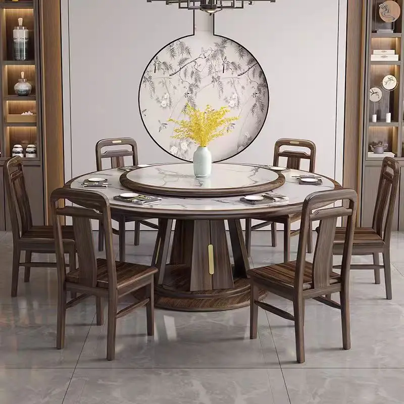 New Chinese solid wood dining table and chair combination home living room 1.6M slate dining table for twelve seats 2M solid woo
New Chinese solid wood dining table and chair combination home living room 1.6M slate dining table for twelve seats 2M solid woo