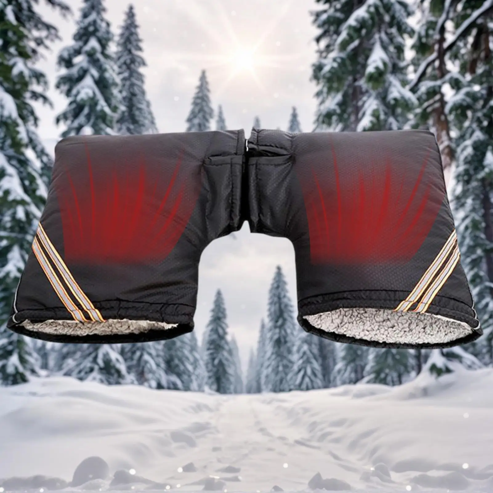 Motorcycle Handlebar Muffs Reflective Waterproof Hand Muffs Windproof Warm Gloves Scooter Thick Warm Grip Handle Bar Muff Gloves
Motorcycle Handlebar Muffs Reflective Waterproof Hand Muffs Windproof Warm Gloves Scooter Thick Warm Grip Handle Bar Muff Gloves