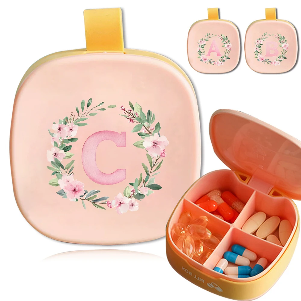 Portable Pill Box Plastic Medicine Pill Container Dustproof Drug Storage Dispenser Four Compartments Safe Closure Wreath Pattern
Portable Pill Box Plastic Medicine Pill Container Dustproof Drug Storage Dispenser Four Compartments Safe Closure Wreath Pattern