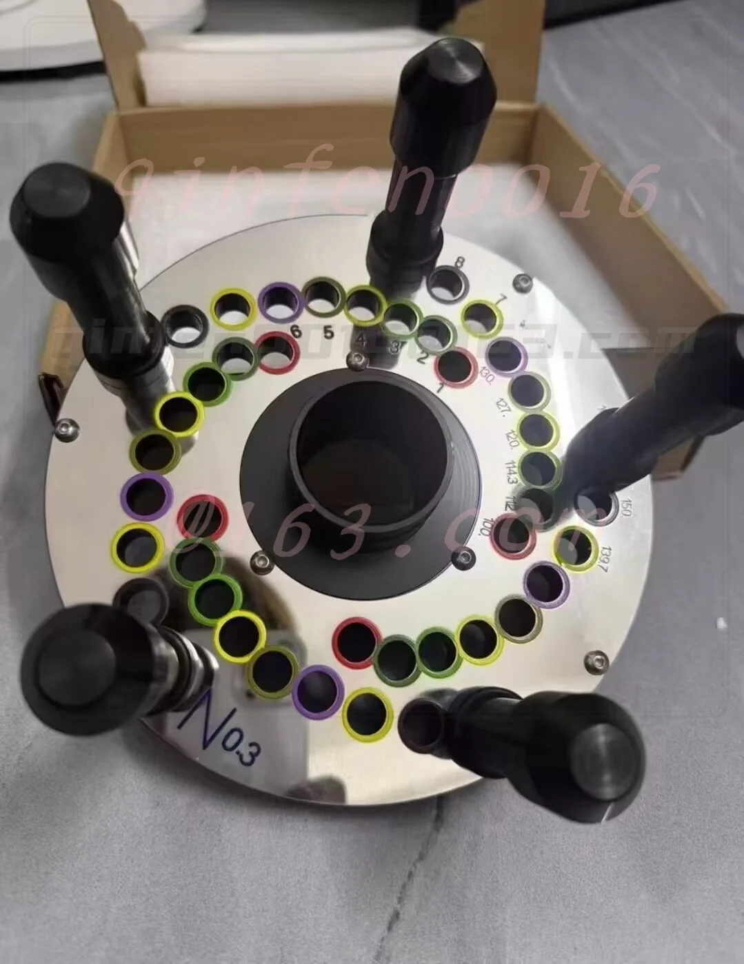 Suitable for Haiweika Hunter Butler Koji Balancing Machine Clamp, Suitable for 5-hole Inner Hole Wheel Hub
Suitable for Haiweika Hunter Butler Koji Balancing Machine Clamp, Suitable for 5-hole Inner Hole Wheel Hub