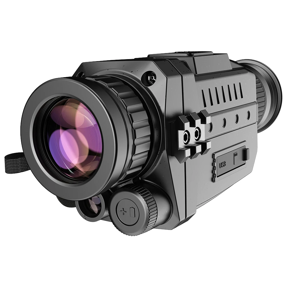 Portable HD digital monocular infrared night vision monocular taking Photos Video for Hunting
Portable HD digital monocular infrared night vision monocular taking Photos Video for Hunting