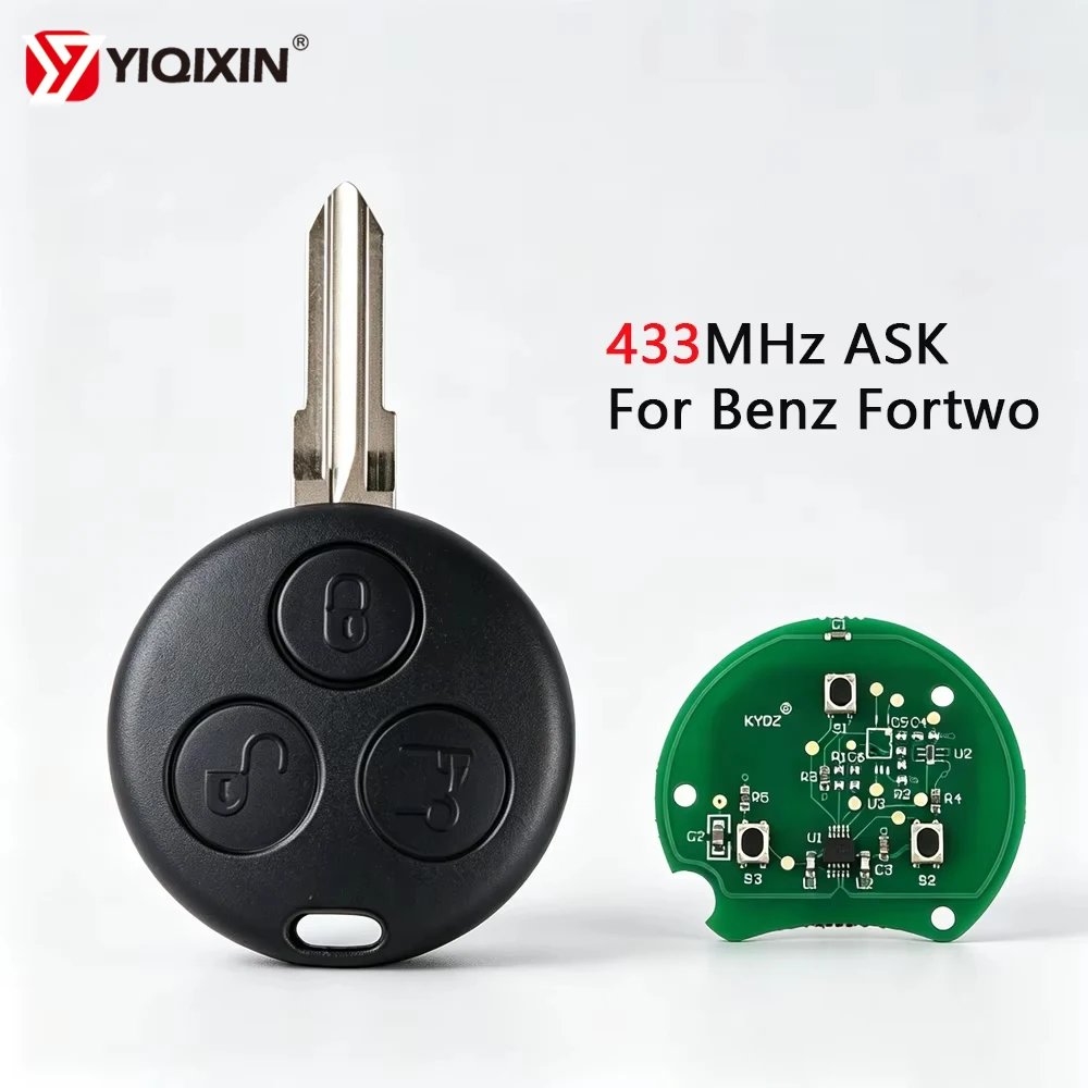Remote Car Key Keyless Entry For Mercedes Benz Smart Fortwo 450 Forfour 451 Roadster City Coupe Cabrio 1998-2006 433Mhz ASK Fob
Remote Car Key Keyless Entry For Mercedes Benz Smart Fortwo 450 Forfour 451 Roadster City Coupe Cabrio 1998-2006 433Mhz ASK Fob