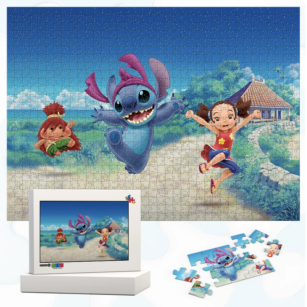 Stitch and Friends Jumping Puzzles Disney Series Cartoons Unique Design Large Adult Jigsaw Lawn House Blue Sky Background Jigsaw
Stitch and Friends Jumping Puzzles Disney Series Cartoons Unique Design Large Adult Jigsaw Lawn House Blue Sky Background Jigsaw