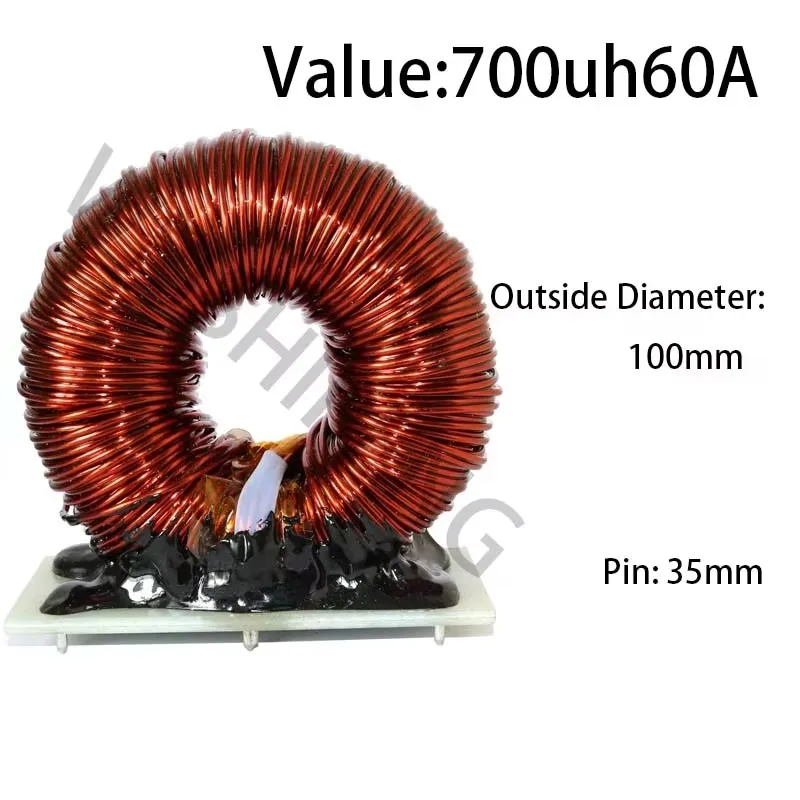 700uh60A iron silicon inductor for photovoltaic inverter new energy DC-DC DC filtering
700uh60A iron silicon inductor for photovoltaic inverter new energy DC-DC DC filtering