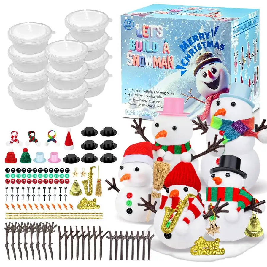 Упаковка собрать комплект снеговика, рождественские поделки своими руками для детей, набор для самостоятельного изготовления глиняного снеговика, рождественские поделки, рождественский подарок на зиму
Упаковка собрать комплект снеговика, рождественские поделки своими руками для детей, набор для самостоятельного изготовления глиняного снеговика, рождественские поделки, рождественский подарок на зиму