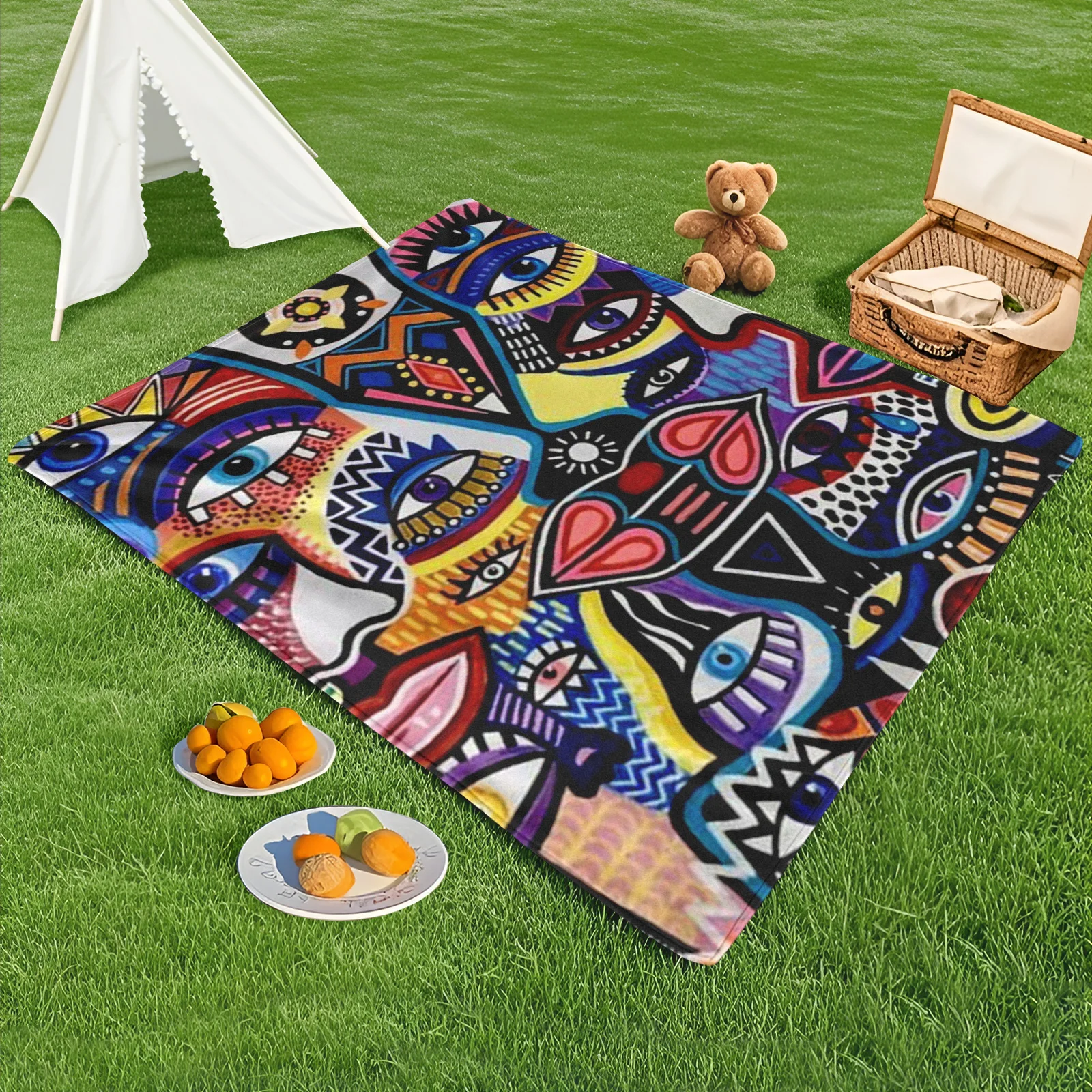 Multi Eye Vibrant Blanket For Outdoor Wall Hanging And Unique Personalized Colorful Design
Multi Eye Vibrant Blanket For Outdoor Wall Hanging And Unique Personalized Colorful Design