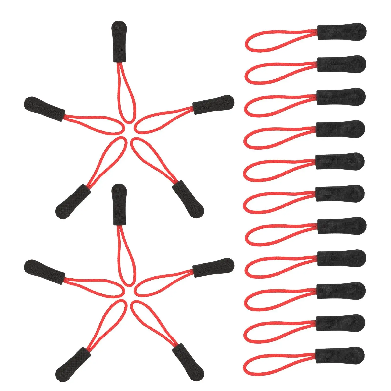 50pcs Zipper Puller Replacement Heavy Duty Pulls Detachable Backpack Luggage Universal Buckle Cord Extender Versatile Use
50pcs Zipper Puller Replacement Heavy Duty Pulls Detachable Backpack Luggage Universal Buckle Cord Extender Versatile Use