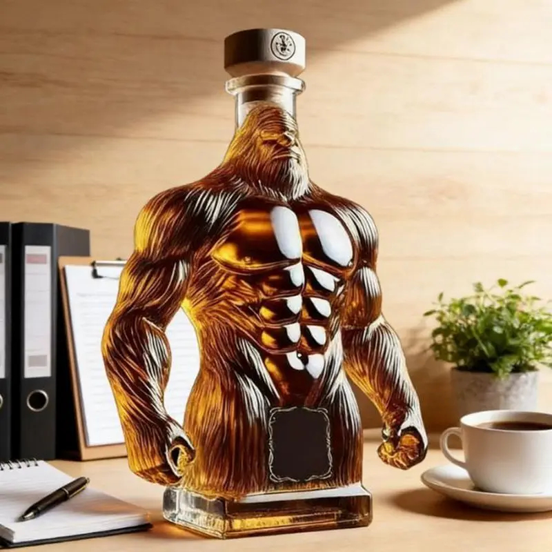 Novelty Gorilla Whiskey Bottle Clear Glass Alcohol Decanter Barware For Home Bar Wine Cabinet Living Room Study Decorative Craft
Novelty Gorilla Whiskey Bottle Clear Glass Alcohol Decanter Barware For Home Bar Wine Cabinet Living Room Study Decorative Craft