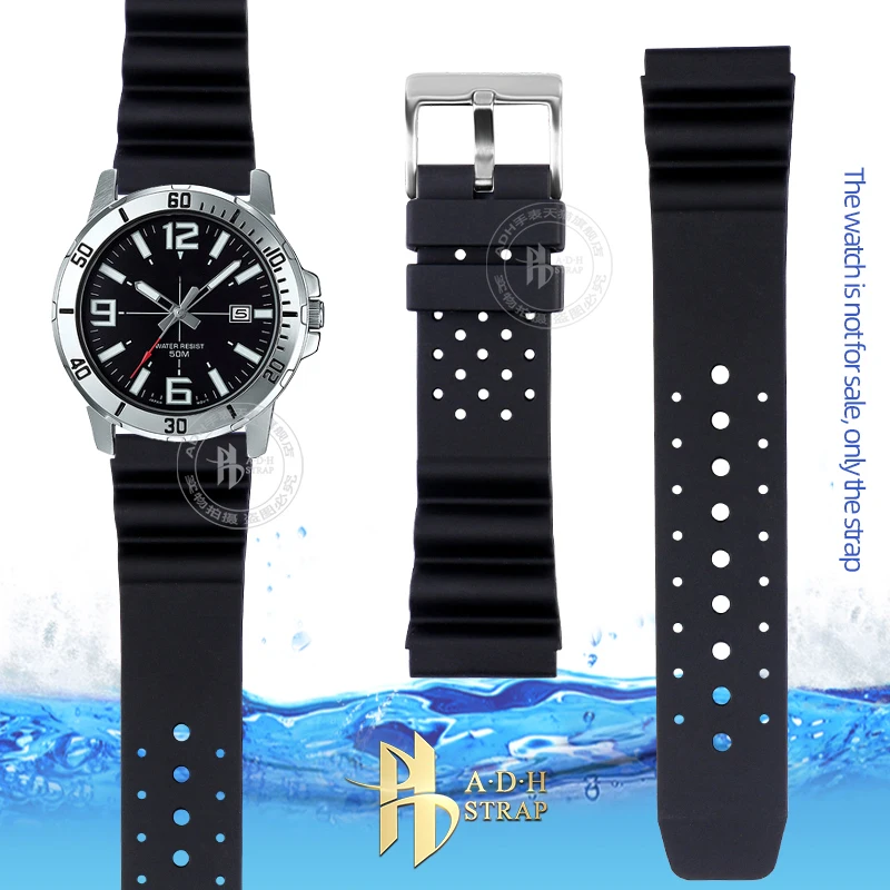Breathable Soft Waterproof Silicone Watch Strap For Seiko No.5 Casio MDV-106 MTP-1374 1375 1384Rubber Watchband Accessories 22mm
Breathable Soft Waterproof Silicone Watch Strap For Seiko No.5 Casio MDV-106 MTP-1374 1375 1384Rubber Watchband Accessories 22mm