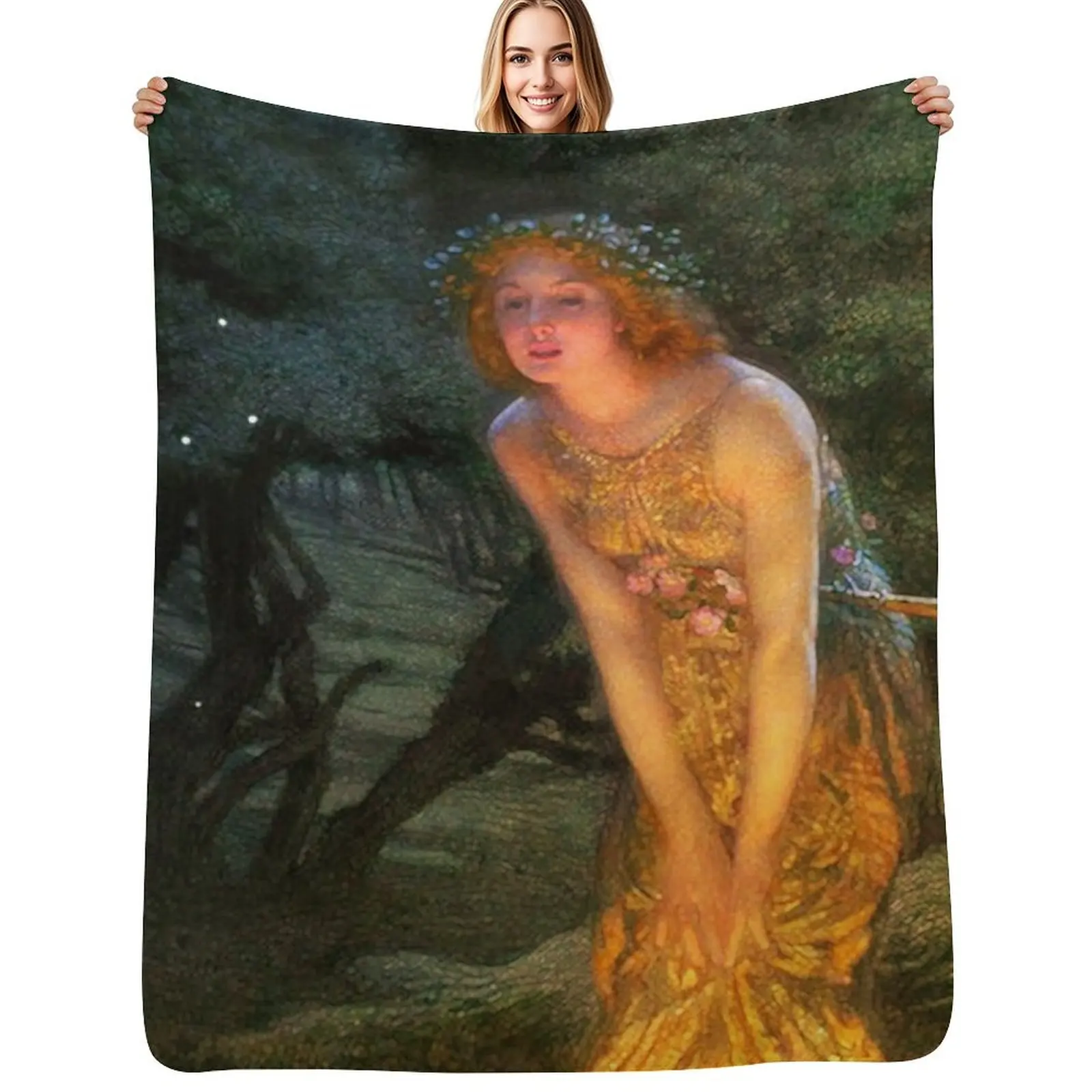 Midsummer eve - Edward Robert Hughes Throw Blanket Outdoor Soft Blanket for Picnic Beach Camping
Midsummer eve - Edward Robert Hughes Throw Blanket Outdoor Soft Blanket for Picnic Beach Camping