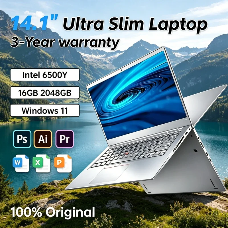 Lightweight 14.1" Laptop Intel 6500Y Win11 32GB+2TB 5000mAh Backlit Keyboard Fingerprint Business Gaming PC
Lightweight 14.1" Laptop Intel 6500Y Win11 32GB+2TB 5000mAh Backlit Keyboard Fingerprint Business Gaming PC