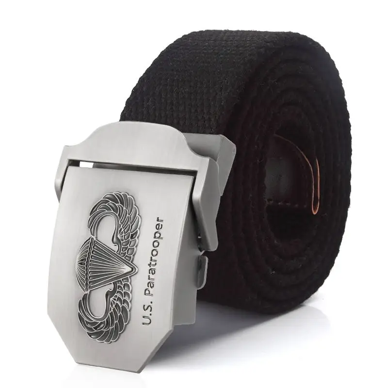 Мужской холщовый ремень десантника с металлической пряжкой, тактические ремни для мужчин, джинсовый пояс, армейский военный открытый солдатский ремень, мужской черный
Мужской холщовый ремень десантника с металлической пряжкой, тактические ремни для мужчин, джинсовый пояс, армейский военный открытый солдатский ремень, мужской черный