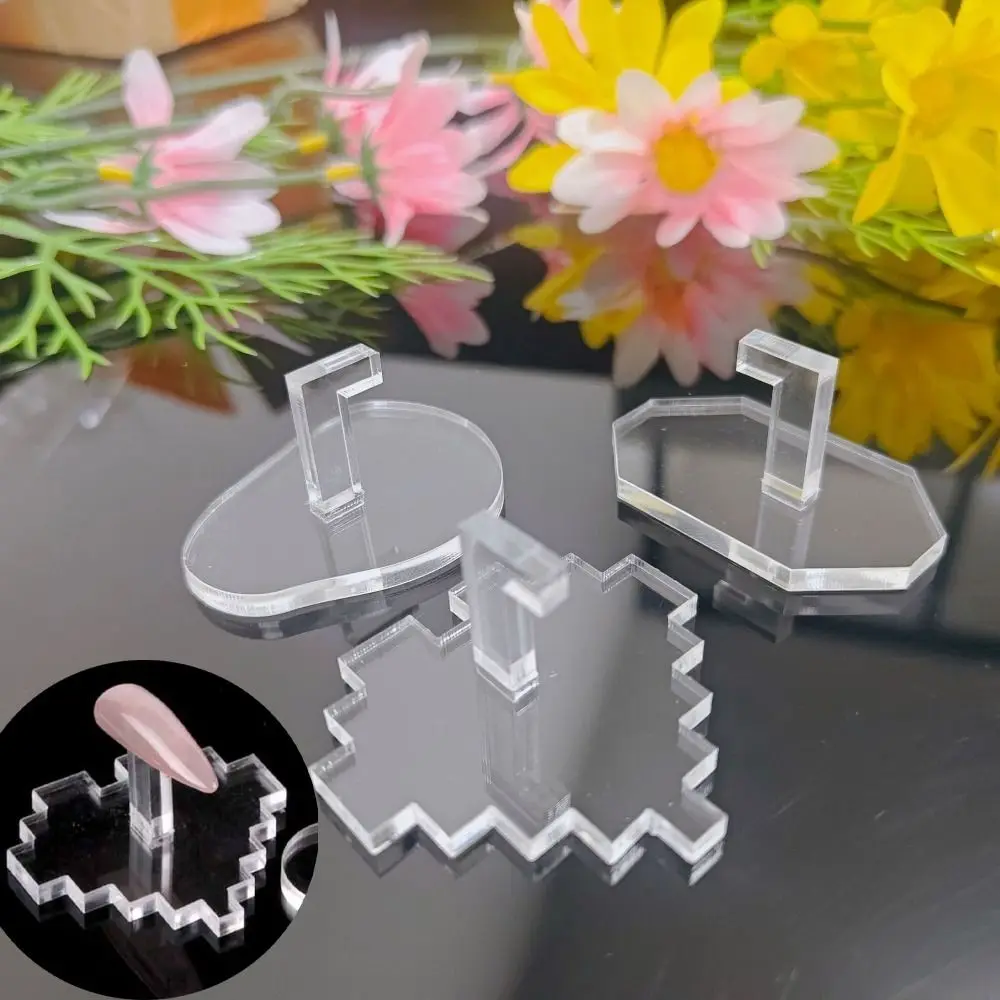 6Pcs Transparent Acrylic Nail Holder Flower Rabbit Nail Tip Practice Stand Tools Heart Shape Nail Showing Shelves DIY Practice
6Pcs Transparent Acrylic Nail Holder Flower Rabbit Nail Tip Practice Stand Tools Heart Shape Nail Showing Shelves DIY Practice