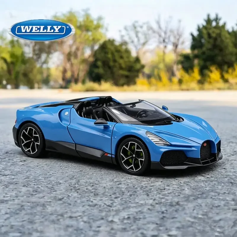 WELLY 1:24 Bugatti W16 Mistral Convertible Official Licensed Diecast Metal Hypercar High Simulation Alloy Roadster Model Luxury
WELLY 1:24 Bugatti W16 Mistral Convertible Official Licensed Diecast Metal Hypercar High Simulation Alloy Roadster Model Luxury